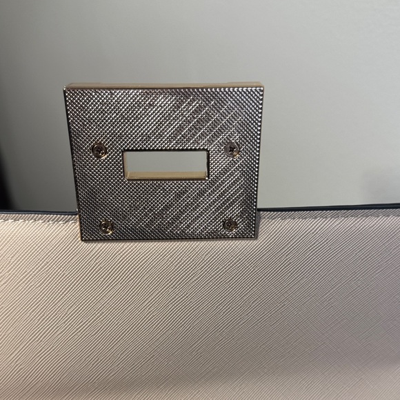 Aldo Cailla Mini Woven Satchel - Tan/Brown - Like New - Picture 10 of 12